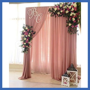 Wedding Double Stands Backdrop