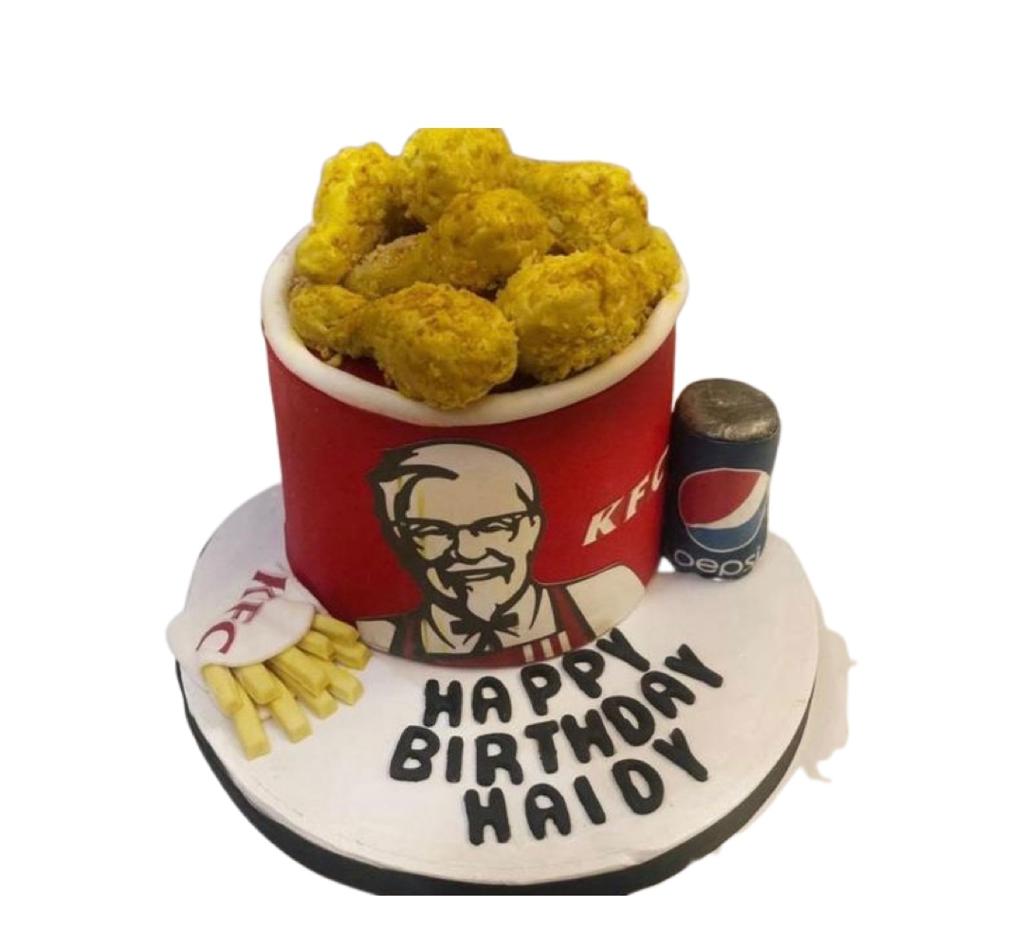 KFC Chicken Bucket Cake