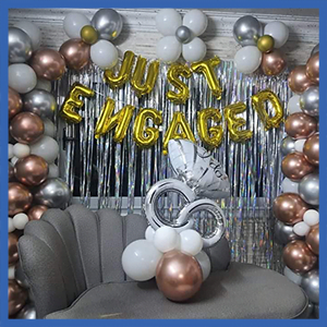 Engagement Balloons Arch