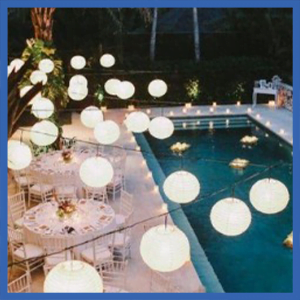 White China Lanterns