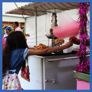 Cotton Candy Station A By The Fountain Station