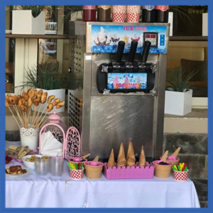 Ice Cream Station By The Fountain Station