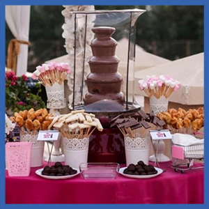 Chocolate Fountain A By The Fountain