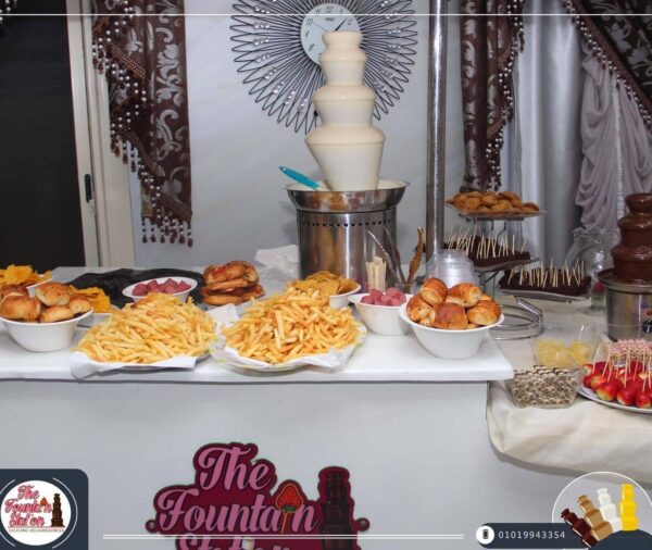 Potato Swirl Station By The Fountain