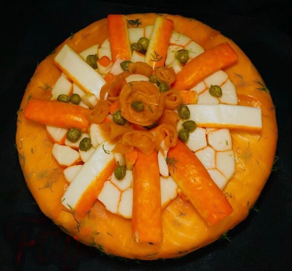 Crab and Salmon Tart  By  Fafi’s Salty Tart