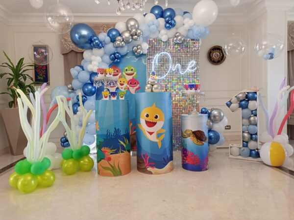 Baby Shark Backdrop