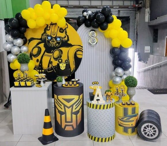 Birthday  Decoration ( Transformers Theme )