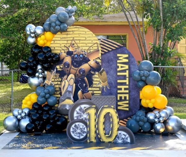 Birthday  Decoration ( Transformers Theme ) 2