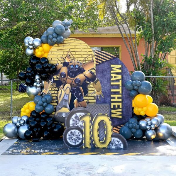 Birthday  Decoration ( Transformers Theme ) 2
