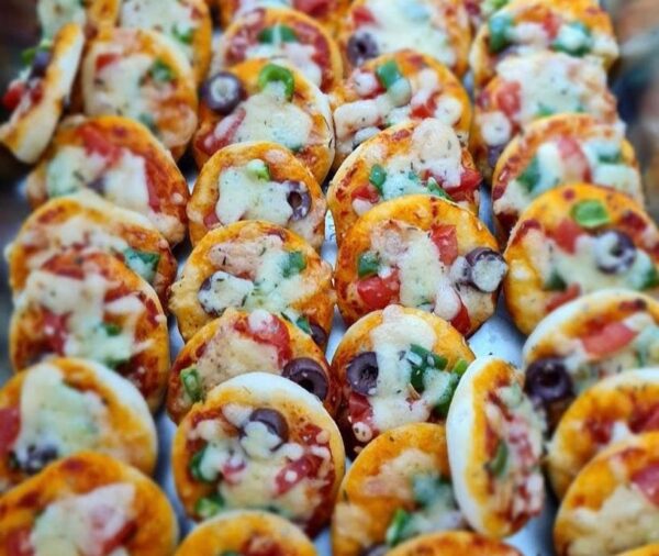 Mini Pizza Vegetables by Bites