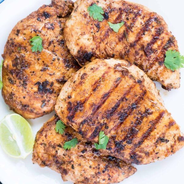 Grilled Chicken with herbs& sautee by Bites