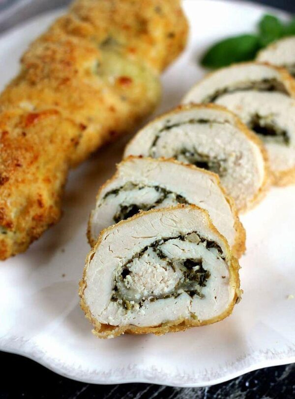Chicken Rolls Pesto& Cheese by Bites