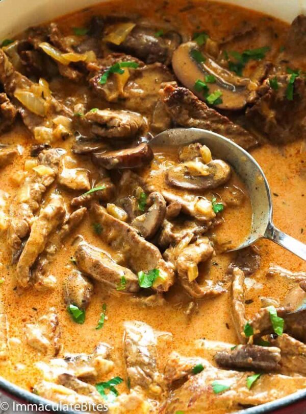 Beef Stroganoff by Bites