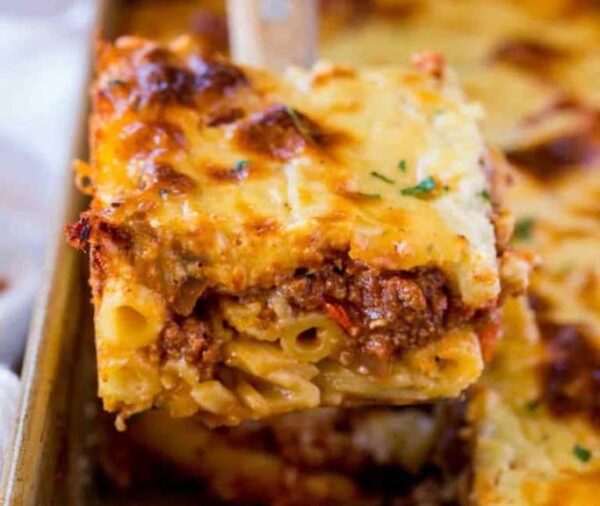 Bachamel pasta with minced beef by Bites
