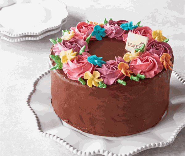Chocolate Flower Cake by Dukes