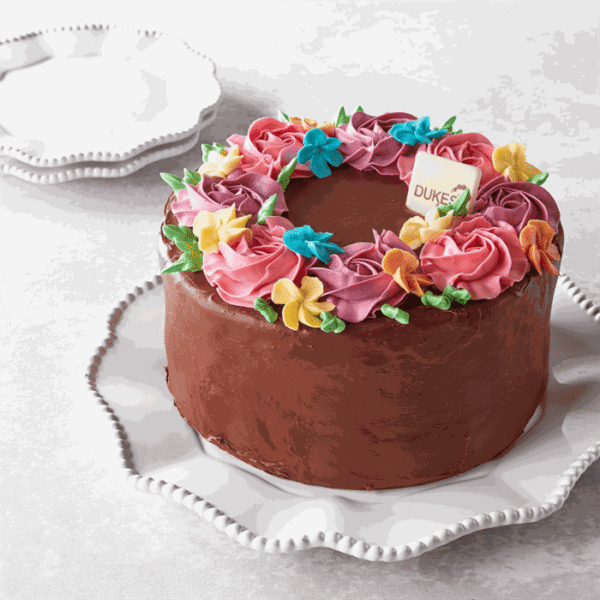 Chocolate Flower Cake by Dukes