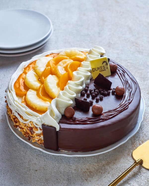 Fruit and chocolate Cake by Dukes